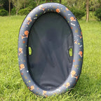 Piscina Inflable para Perros Hamaca Flotante Cama para Mascotas Anillo de Natación Primavera Verano