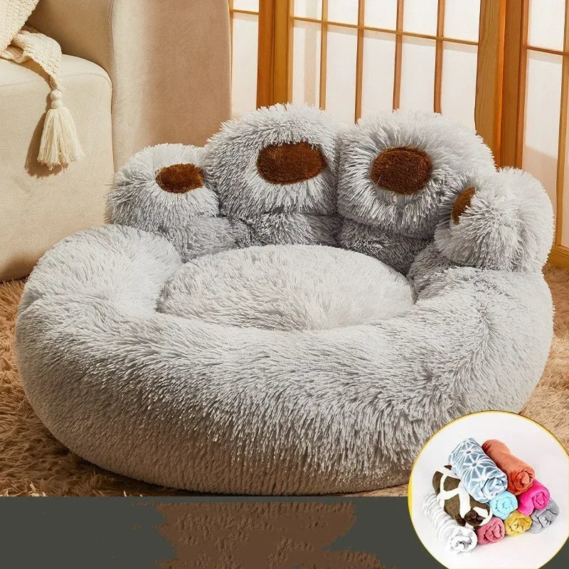 Cama cálida para kennel para perros medianos y grandes Corgi Golden Retriever Colchón de sofá forrado con vellón