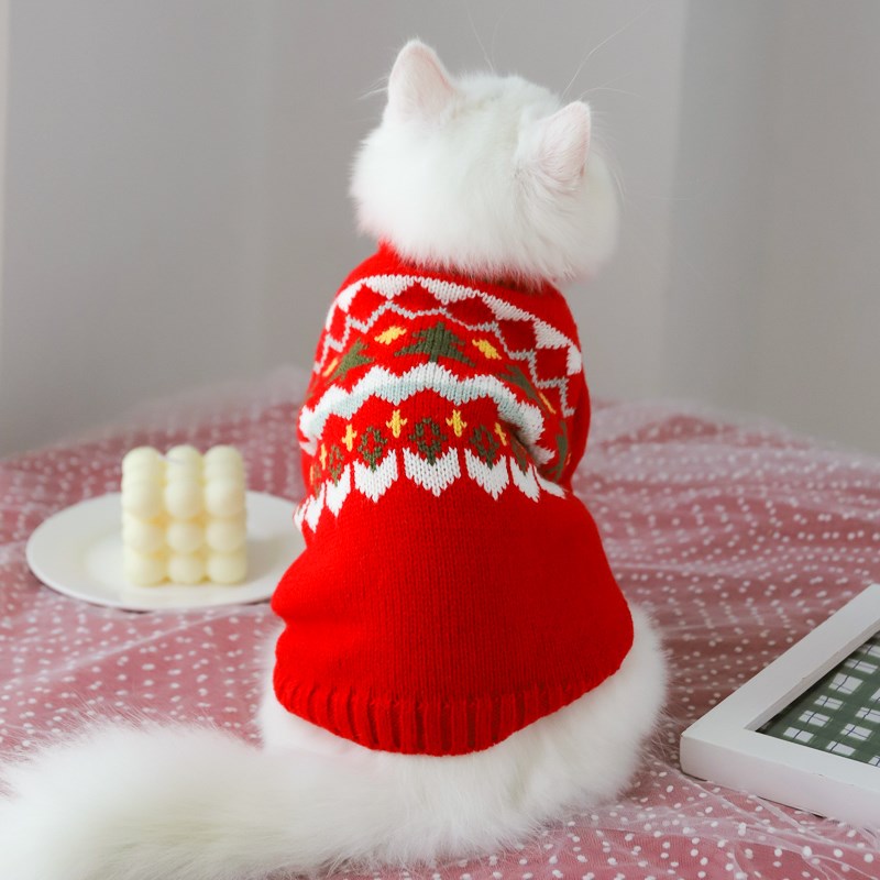 Clothes Fall Hair Fall Prevention Kitten Autumn And Winter Sweater
